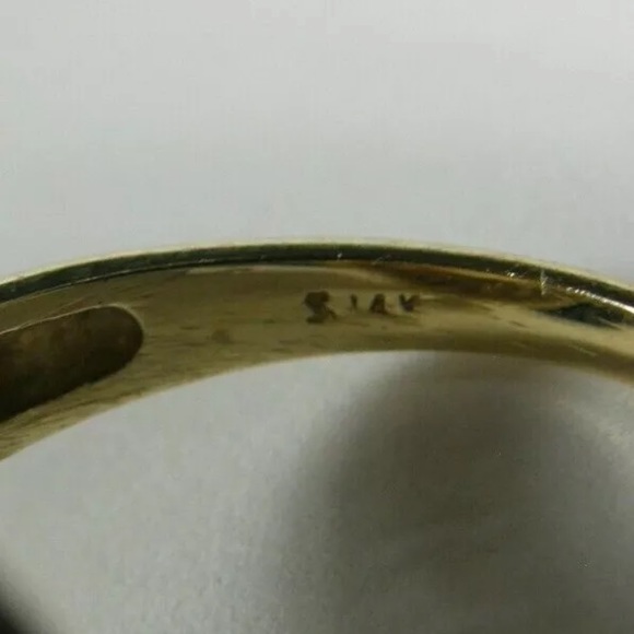 14k 🌈 Firey Opal  Stunning Ring Estate. Vintage - Picture 7 of 10